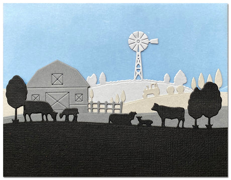 Farm Border 1, 2 & 3 Metal Cutting Die BUNDLE 18786 18789 18792