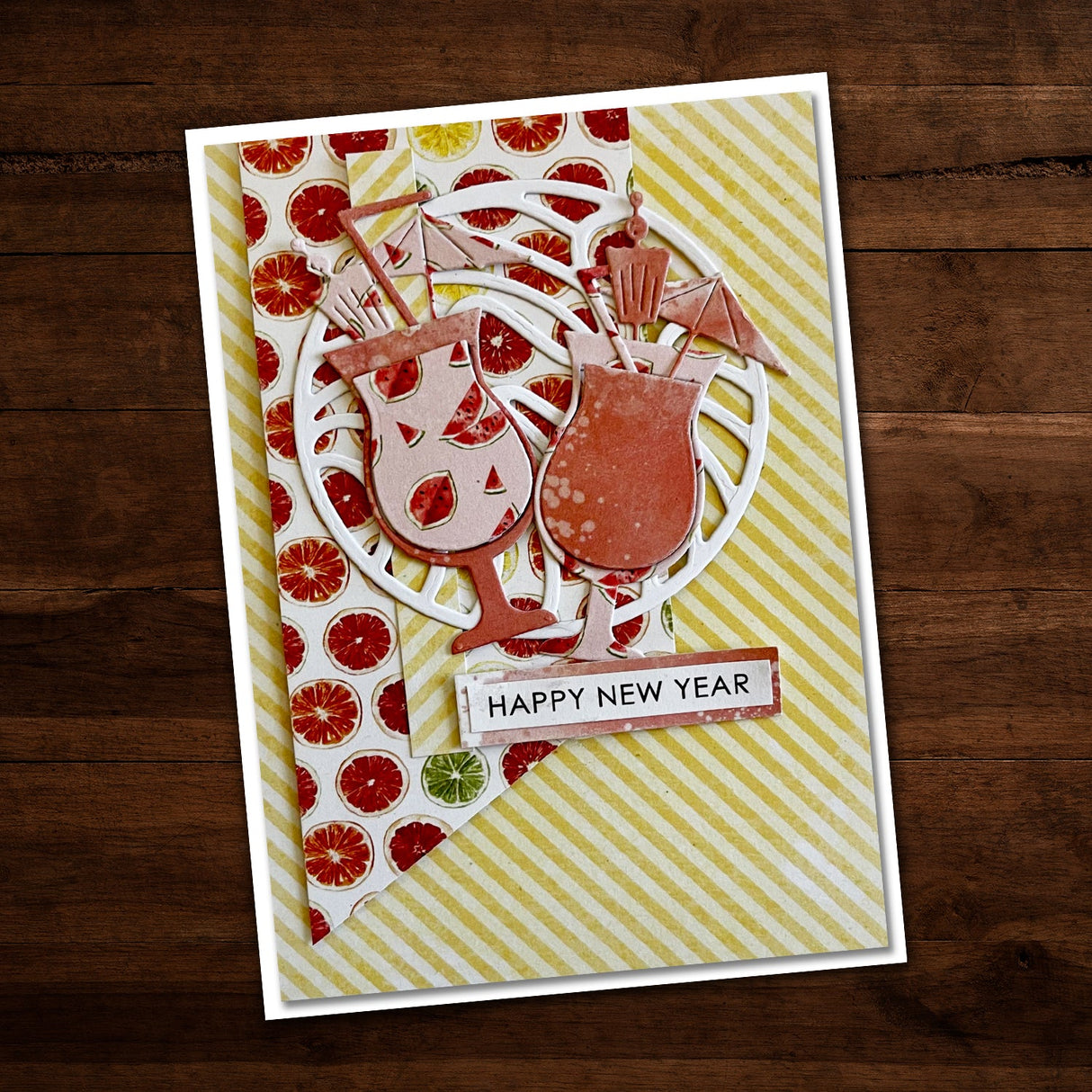 River Scene Circle Metal Cutting Die 24892 - Paper Rose Studio