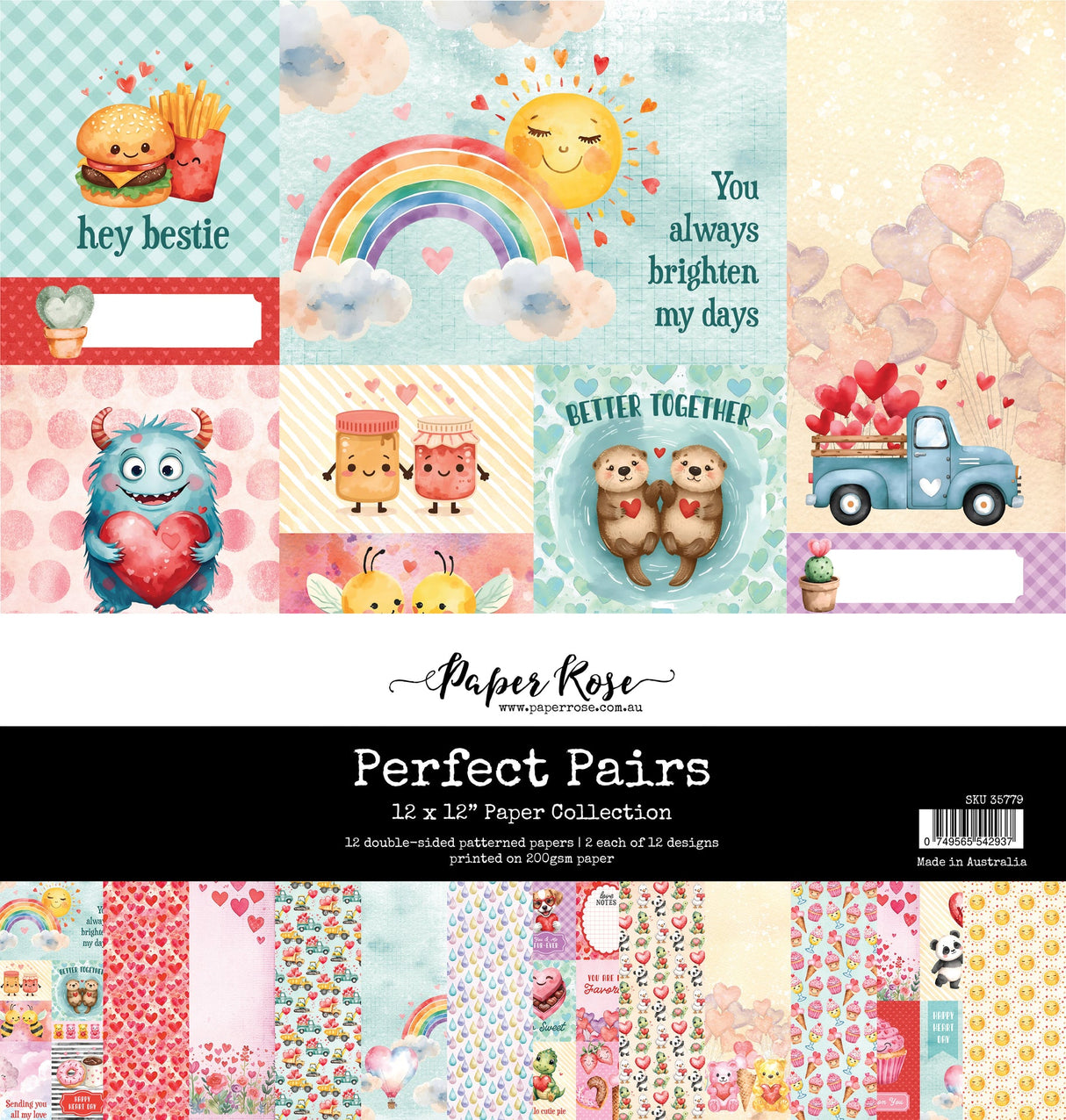 Perfect Pairs 12x12 Paper Collection  35779