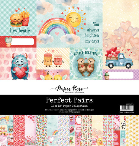 Perfect Pairs 12x12 Paper Collection  35779 - Paper Rose Studio