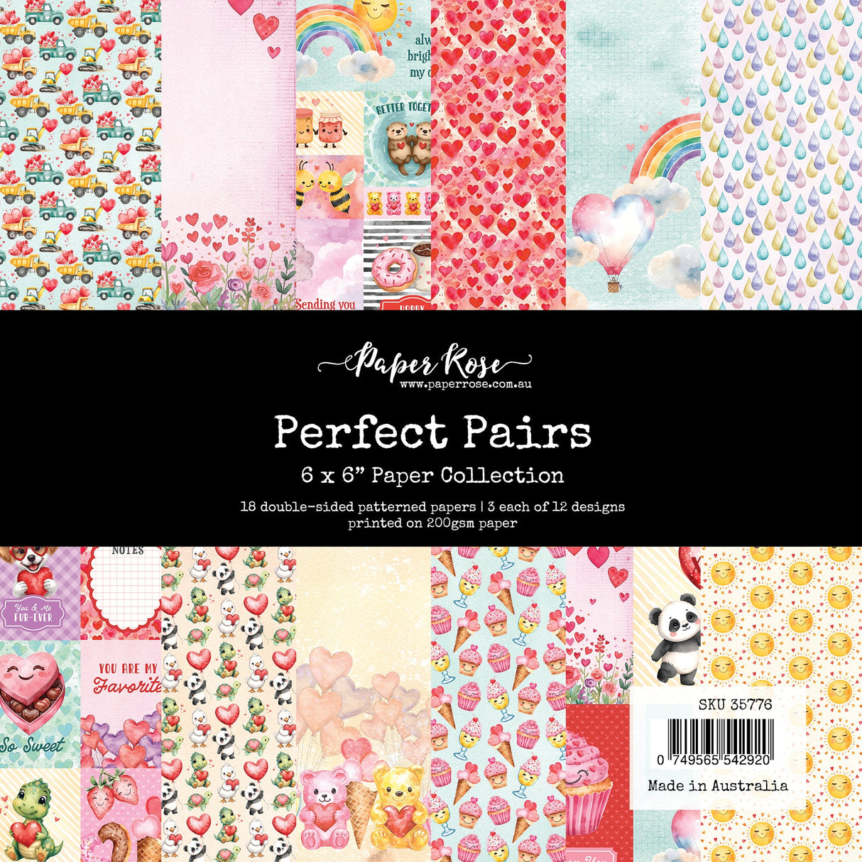 Perfect Pairs 6x6 Paper Collection 35776