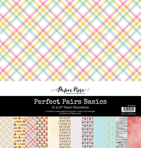 Perfect Pairs Basics 12x12 Paper Collection 35812 - Paper Rose Studio
