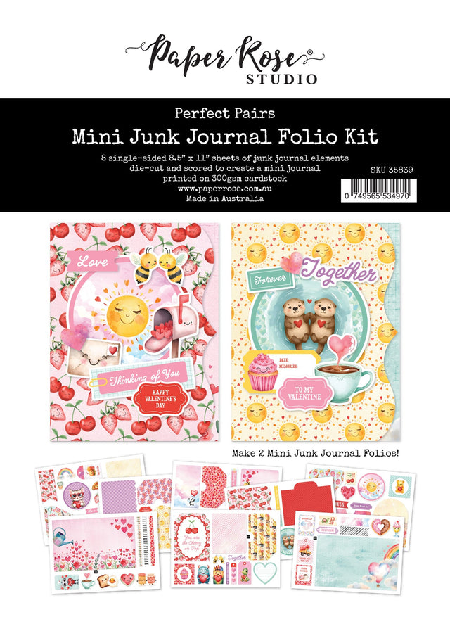 Perfect Pairs 8.5x11" Mini Folio Kit 35839 - Paper Rose Studio
