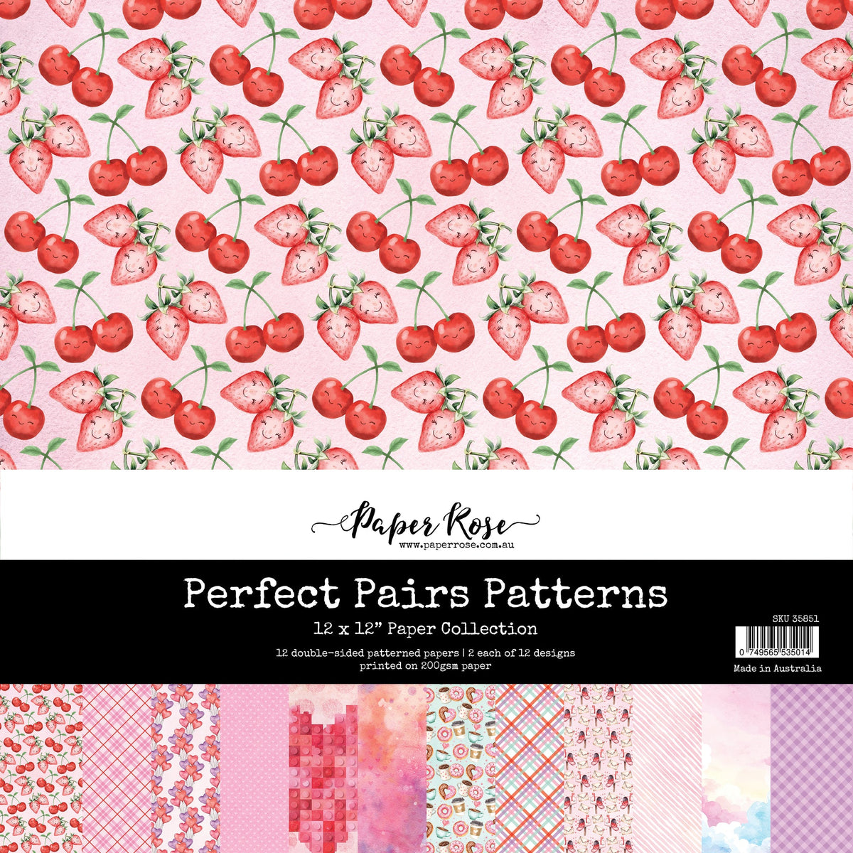Perfect Pairs Patterns 12x12 Paper Collection 35851 – Paper Rose USA