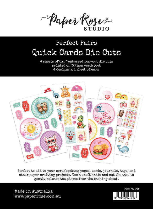 Perfect Pairs 6x8" Quick Cards Die Cuts 35836 - Paper Rose Studio