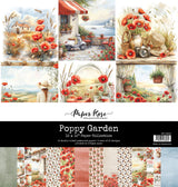 Poppy Garden 12x12 Paper Collection 34620 - Paper Rose Studio