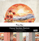Poppy Garden Basics 12x12 Paper Collection 34644 - Paper Rose Studio