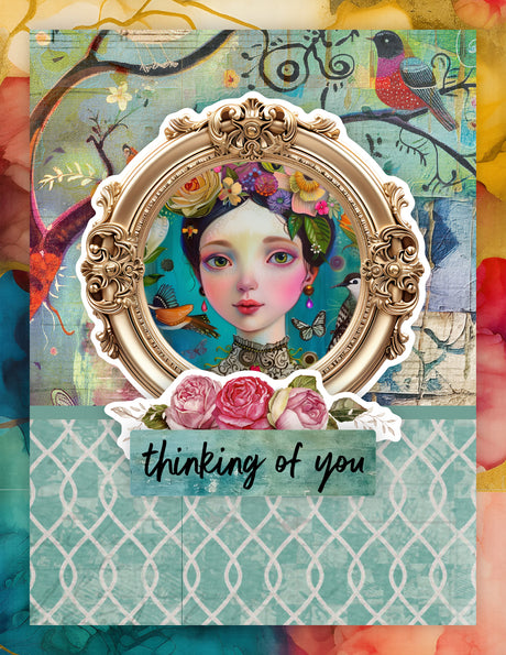 Portraits in Bloom 6x8" Quick Cards Kit 36613