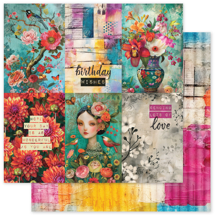 Portraits in Bloom E 12x12 Paper (12 pc Bulk Pack) 36574