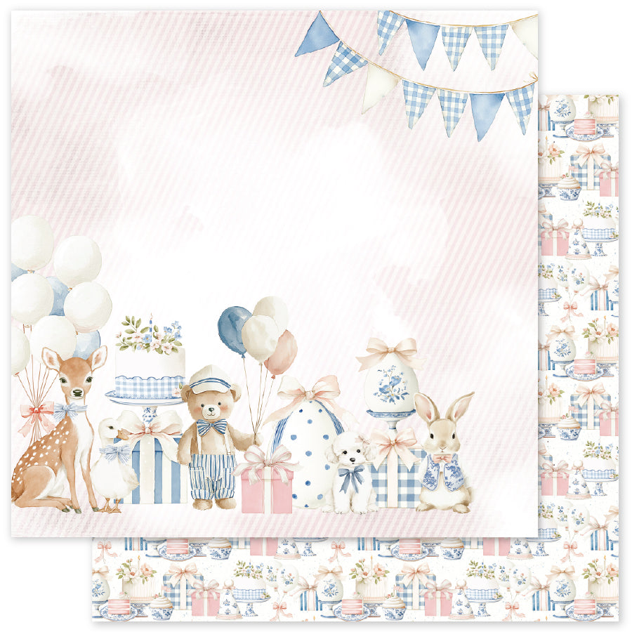 Primrose Garden B 12x12 Paper (12 pc Bulk Pack) 36046 - Paper Rose Studio