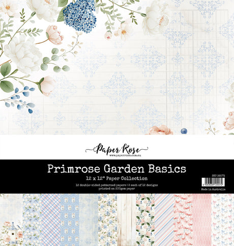 Primrose Garden Basics 12x12 Paper Collection 36073 - Paper Rose Studio