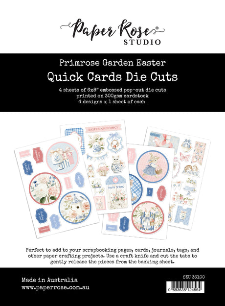 Primrose Garden 6x8" Quick Cards Die Cuts 36100 - Paper Rose Studio