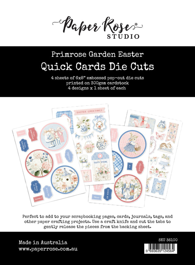 Primrose Garden 6x8" Quick Cards Die Cuts 36100 - Paper Rose Studio