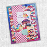 Rainbow Village Birds Embossed Die Cuts 35350 - Paper Rose Studio