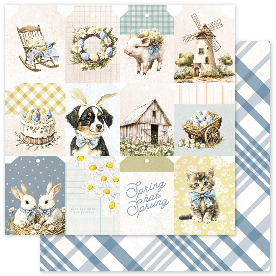 Rustic Easter E 12x12 Paper (12pc Bulk Pack) 34179 - Paper Rose Studio