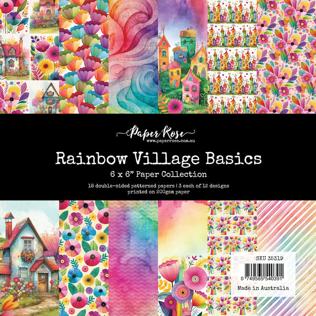 Rainbow Village Basics 6x6 Paper Collection 35319 - Paper Rose Studio