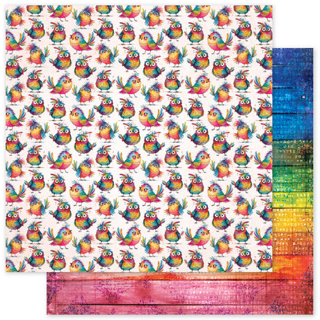 Rainbow Village E 12x12 Paper (12pc Bulk Pack) 35313 - Paper Rose Studio