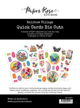 Rainbow Village 6x8" Quick Card Die Cuts  35355 - Paper Rose Studio