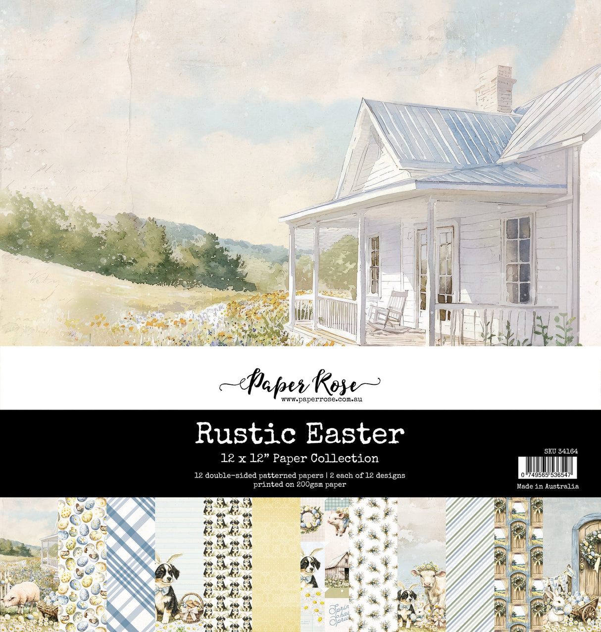 Rustic Easter 12x12 Paper Collection 34164 - Paper Rose Studio