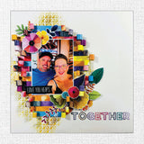 Rainbow Village 6x8" Small Floral Embossed Die Cuts 35433 - Paper Rose Studio