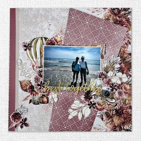 Beautiful Savannah - Flora 12x12 Paper Collection 27478 - Paper Rose Studio