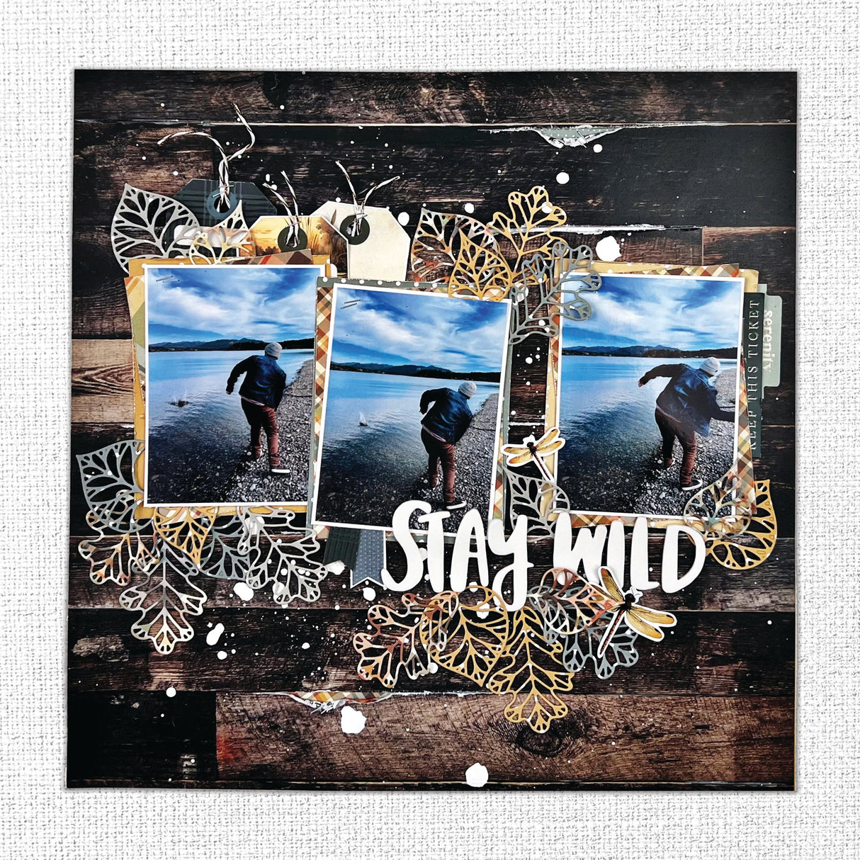 Lakeside Memories Tags & Tickets Embossed Die Cuts 34749 - Paper Rose Studio