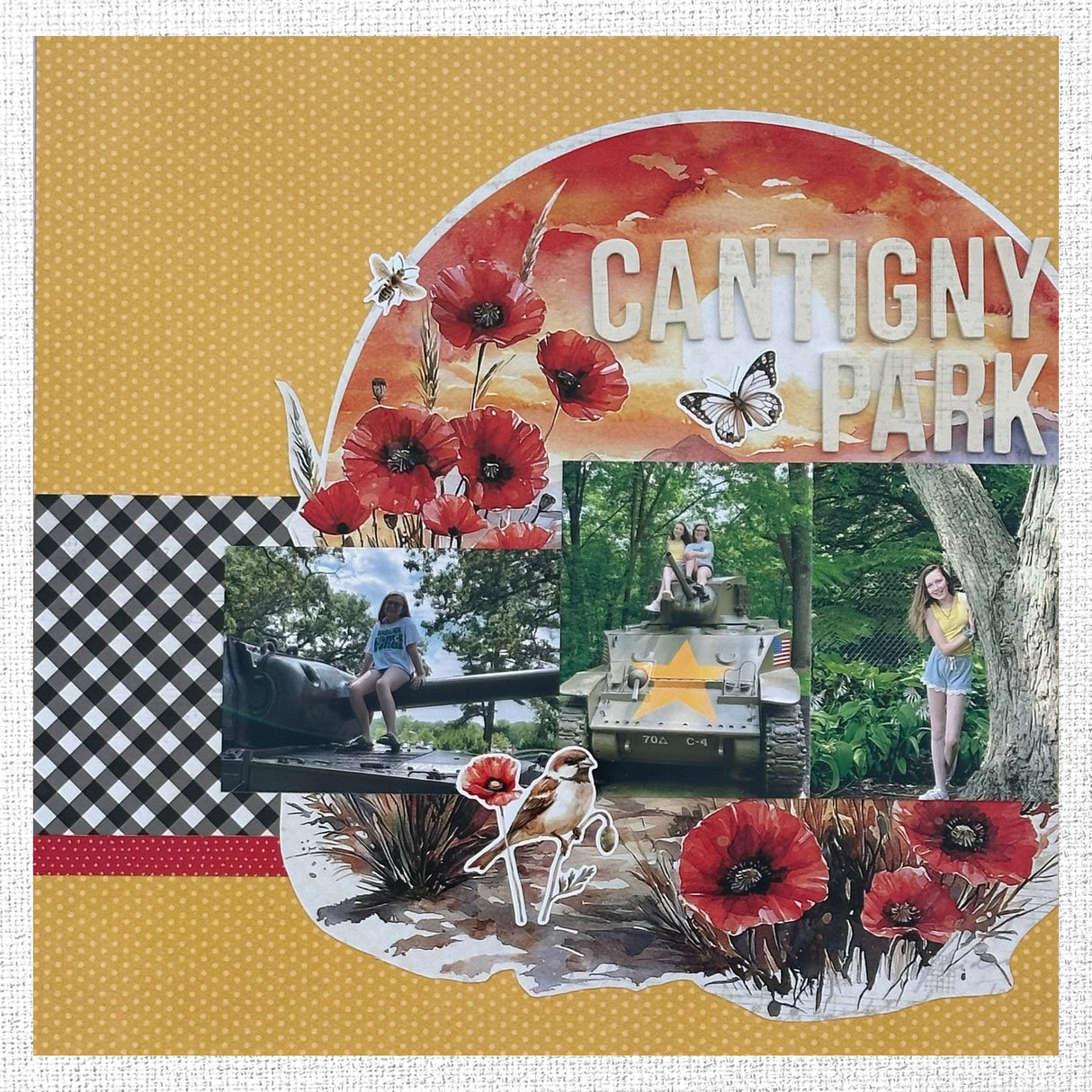 Poppy Garden Embossed Die Cuts 34665 - Paper Rose Studio