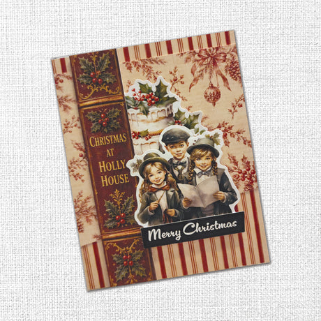 The Christmas Library Embossed Die Cuts 37603