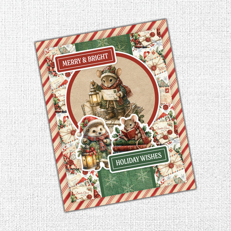 Christmas at Holly House 6x8" Quick Cards Die Cuts 37684