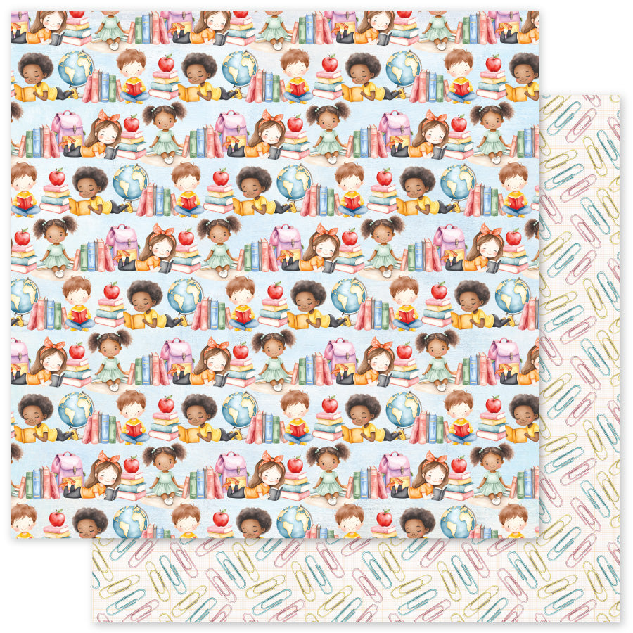 School Days Basics A 12x12 Paper (12 pc Bulk Pack) 36508
