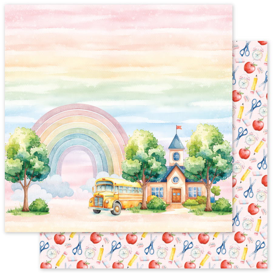 School Days D 12x12 Paper (12 pc Bulk Pack) 36484