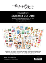 School Days 6 x 8" Embossed Die Cuts 36493