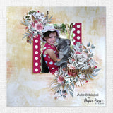 Cloudy Grey Smooth Cardstock 12x12" 12 sheets 32850 - Paper Rose Studio