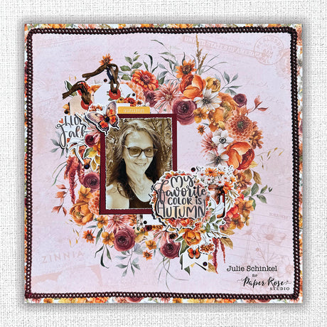 Autumn Florals Basics 12x12 Paper Collection 35451 - Paper Rose Studio