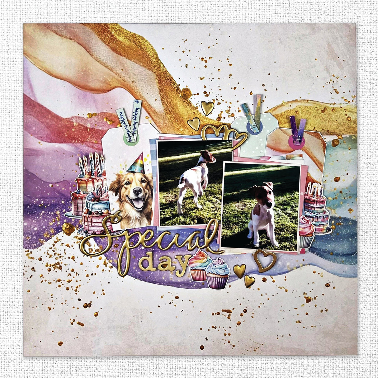 Birthday Fun Tags & Tickets Embossed Die Cuts 33309 - Paper Rose Studio