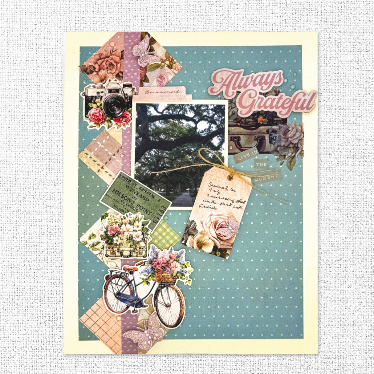 Afternoon in the Park 6x8 Rub-on Transfers Pack 33417 - Paper Rose Studio