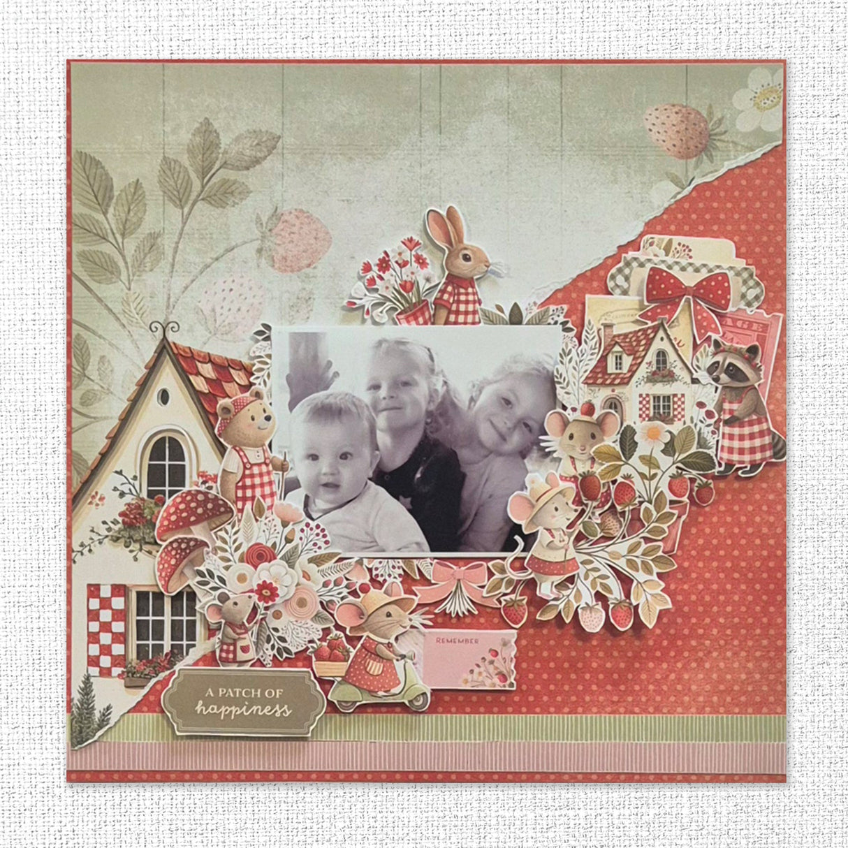 Strawberry Friends Cut Aparts Paper Pack 34908 - Paper Rose Studio