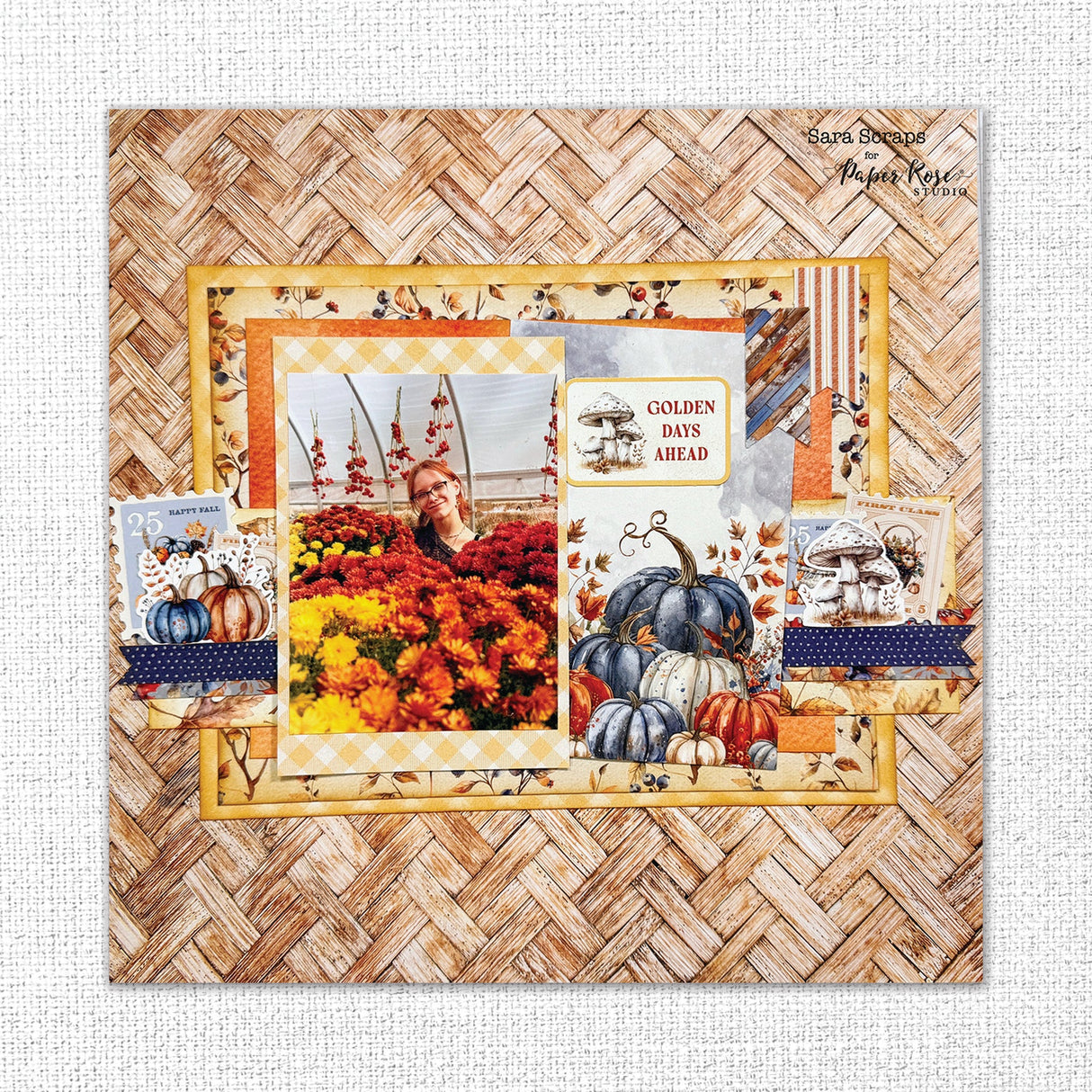 Golden Days Embossed Die Cuts 35302 - Paper Rose Studio