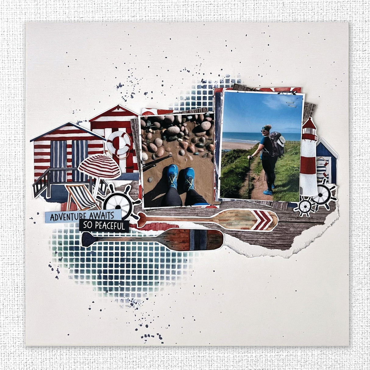 Beach Huts 12x12 Paper Collection 23752 - Paper Rose Studio