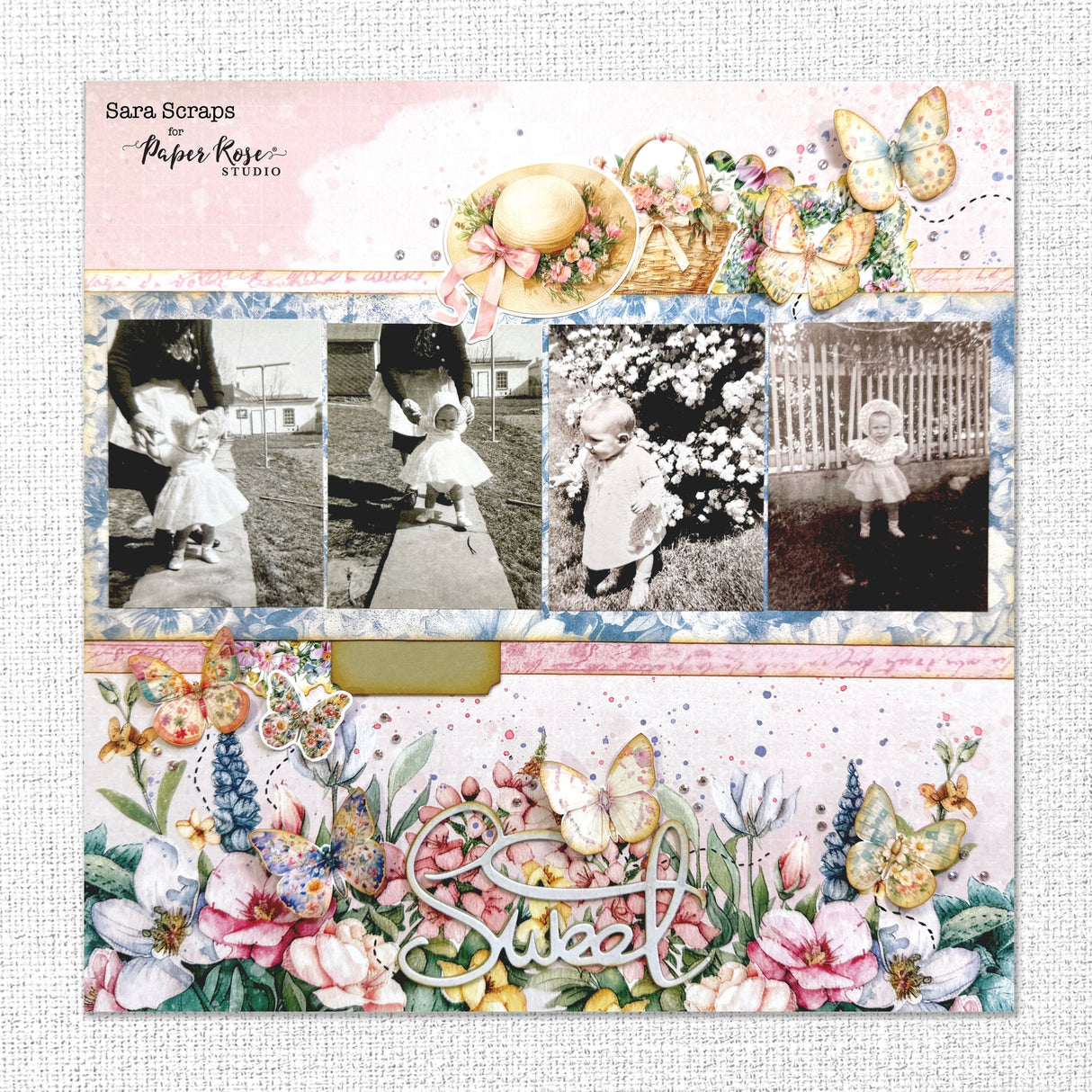 Flower Shoppe Basics 12x12 Paper Collection 33657 - Paper Rose Studio