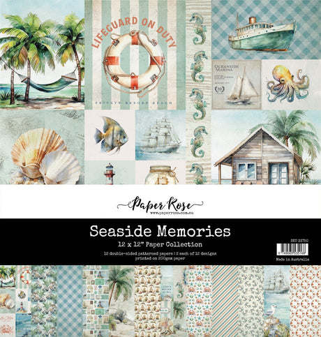 Seaside Memories 12x12 Paper Collection 33750 - Paper Rose Studio