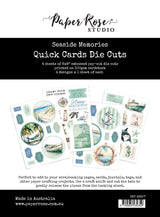 Seaside Memories 6x8" Quick Cards Die Cuts 33807