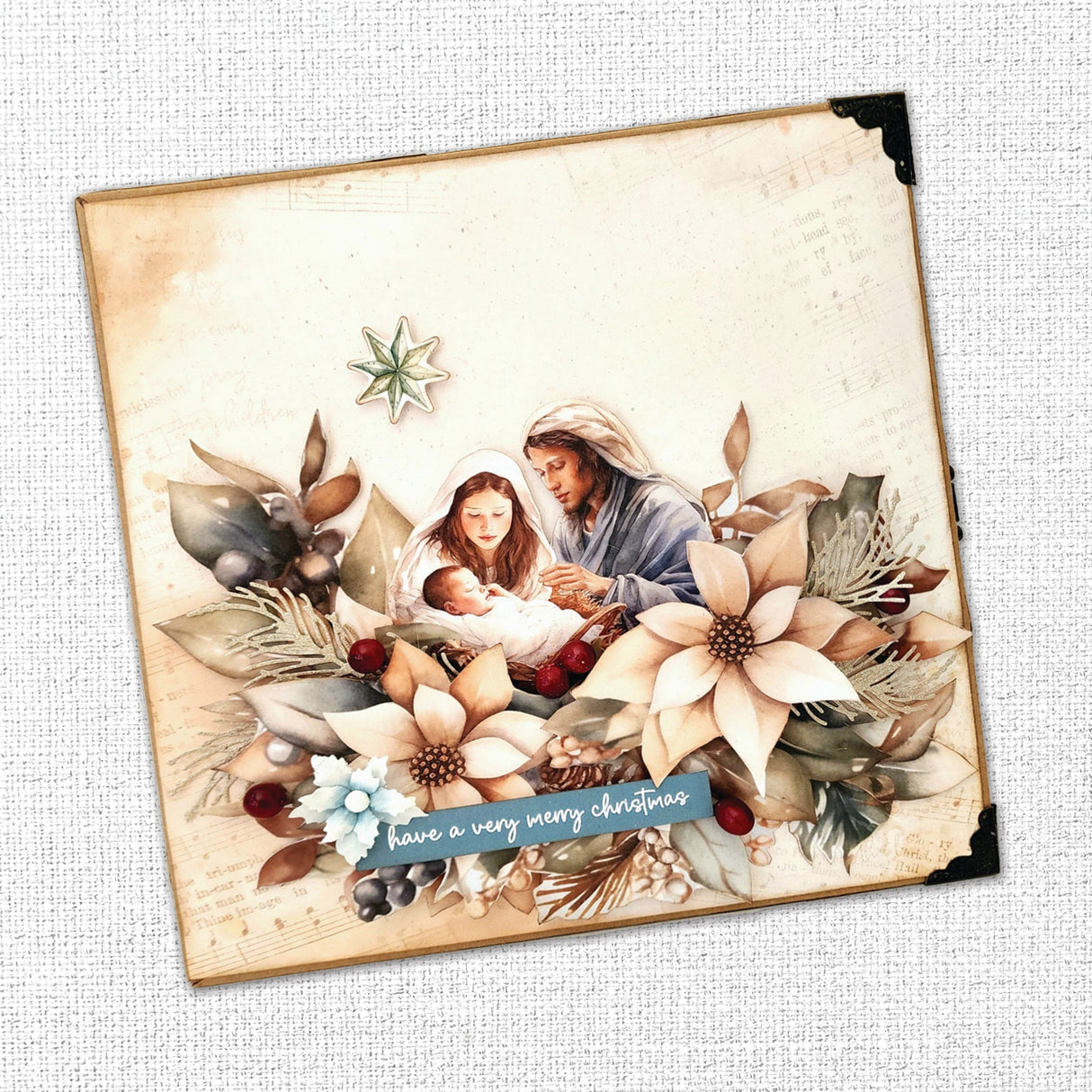 Joy to the World 6x8" Embossed Die Cuts 35524 - Paper Rose Studio