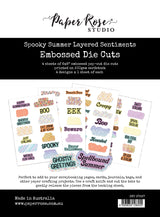 Spooky Summer 6x8" Layered Sentiments 37297