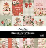 Strawberry Friends 12x12 Paper Collection 34860 - Paper Rose Studio