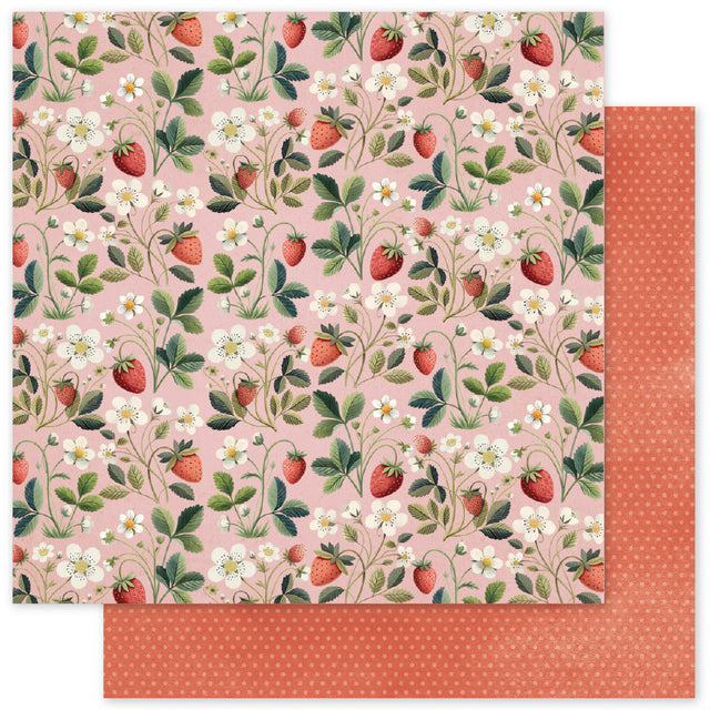 Strawberry Friends B 12x12 Paper (12pc Bulk Pack) 34866 - Paper Rose Studio