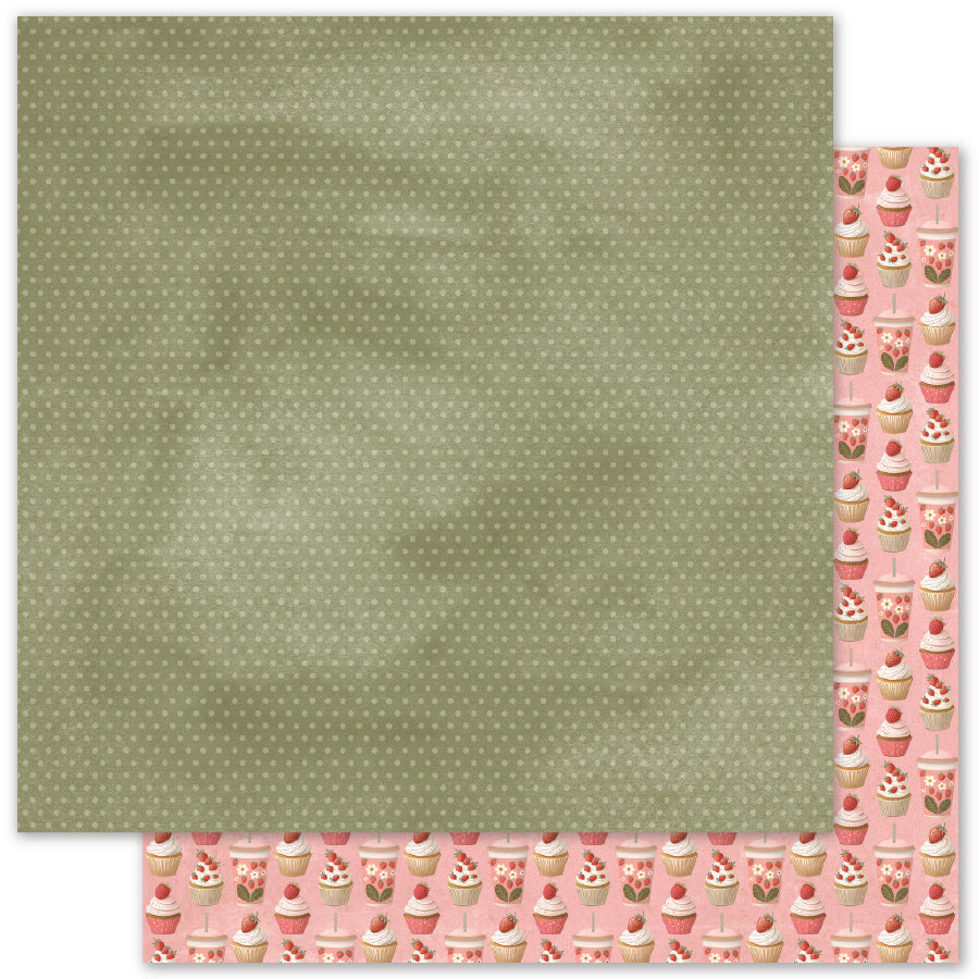 Strawberry Friends Basics F 12x12 Paper (12pc Bulk Pack)34902 - Paper Rose Studio