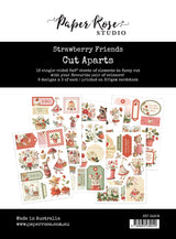 Strawberry Friends Cut Aparts Paper Pack 34908 - Paper Rose Studio