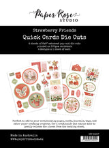 Strawberry Friends 6x8" Quick Cards Die Cuts 34917 - Paper Rose Studio