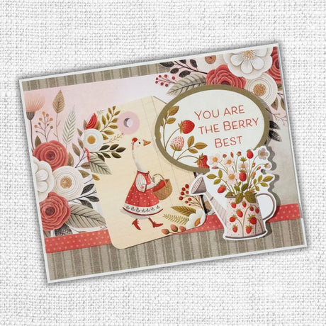 Strawberry Friends Tags & Tickets Embossed Die Cuts 34911 - Paper Rose Studio